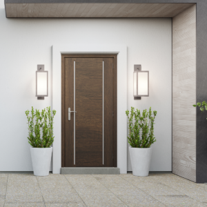 Entrance Door With Clean aesthetic look